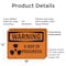 Signmission Radiation & Laser Sign, 12 in H x 18 in W, Plastic, Rectangle OS-2PACK-WS-P-1218-L-12951 - alternate 7
